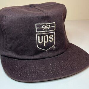 UPS Authentic Vintage Hat Baseball Cap NEW NOS Deadstock Brown Adjustable